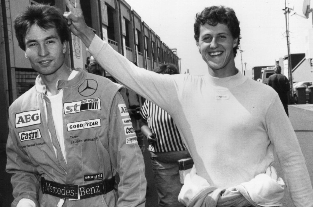 02-I piloti Sauber-Mercedes Heinz-Harald Frentzen e Michael Schumacher_Foto Sauber